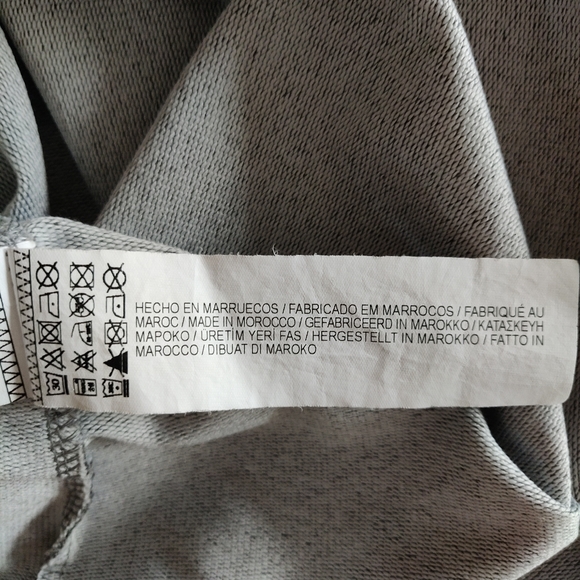 Pull&Bear Grey Babydoll Smock Dress with Collar Small - Picture 13 of 13